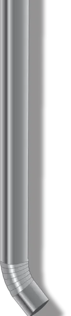 Gutter Round Downpipe 75mm Plain 1.8m