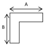 Gutter Half Round Exterior corner 150mm