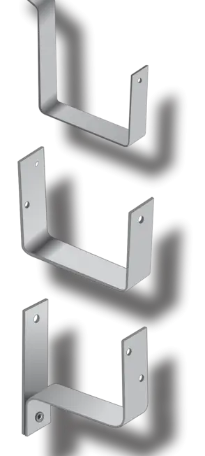 Gutter Square Bracket 100mm x 75mm Perlin type