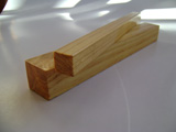 Pine Sq Beading 20mm (20mm x 20mm) Per Meter