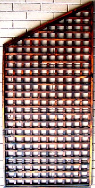 Garden Fence Trellis Screen 50mm L-Wng 750 X 1450 TF03