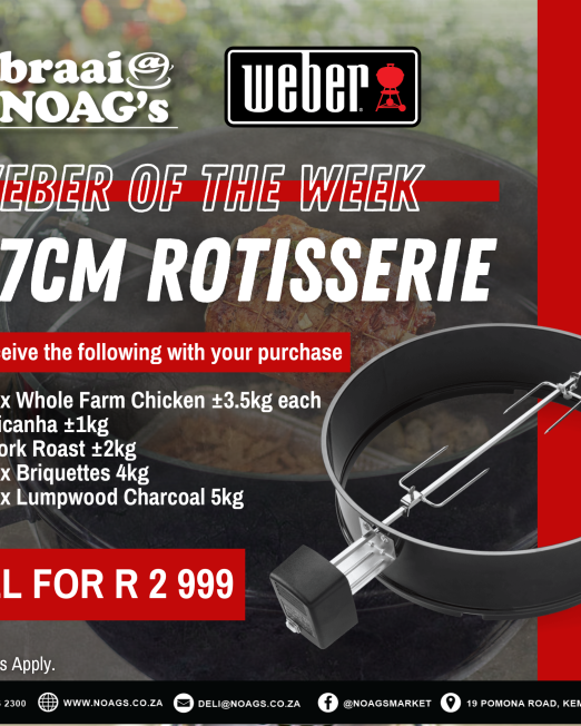 WEBER 57cm Rotisserie SPECIAL