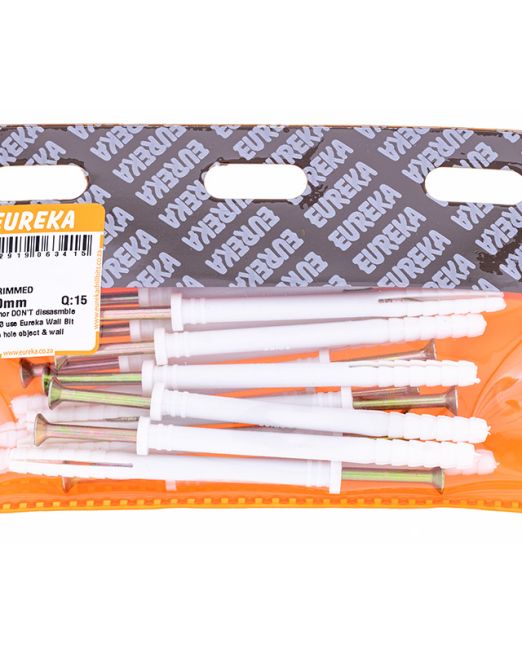 Eureka Nail In White Rimmed 8x100mm Q:15