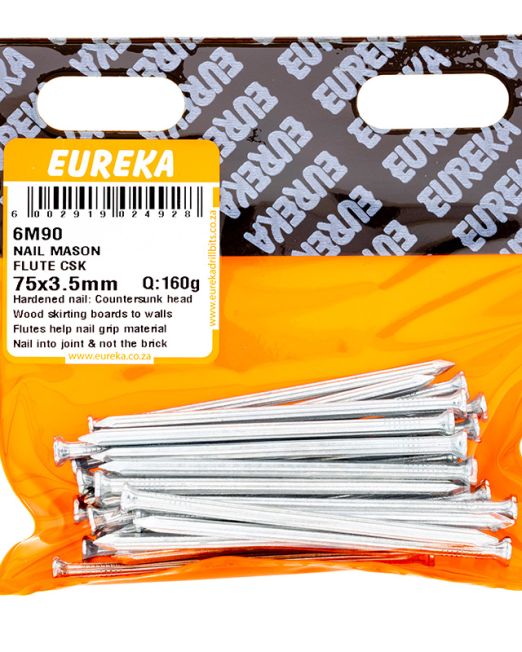 Eureka Nail Mason Flute Csk 75×3.5mm Q:160g