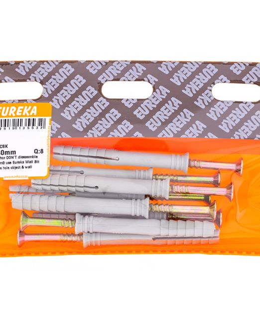 Eureka Nail In Nylon Csk 10x 80mm Q:8