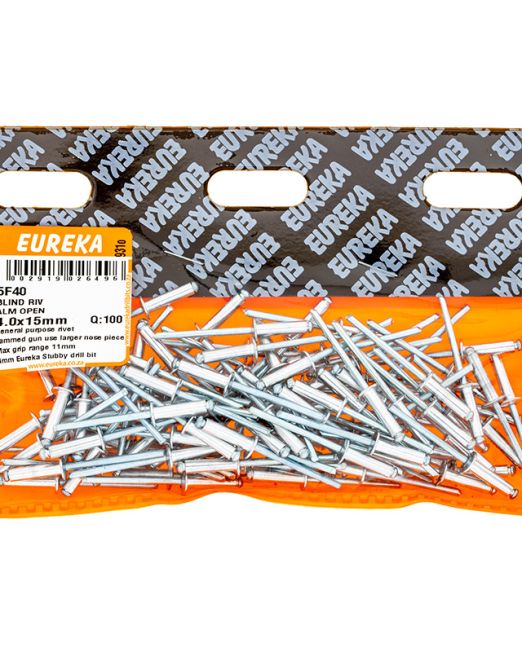 Eureka Blind Rivit Aluminium Open 4.0x15mm Q:100