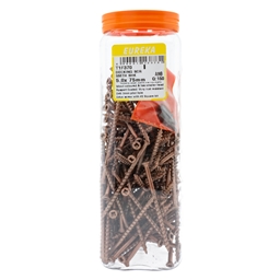 eureka decking screw smooth shank 5.0x 75mm q:150