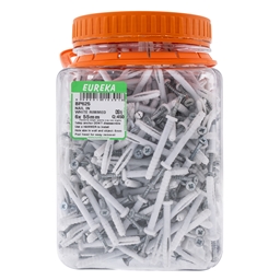 eureka nail in white rimmed 6x 55mm q:450