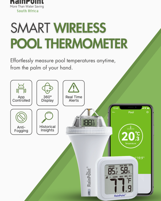 SMART WIFI WIRELESS POOL THERMOMETER