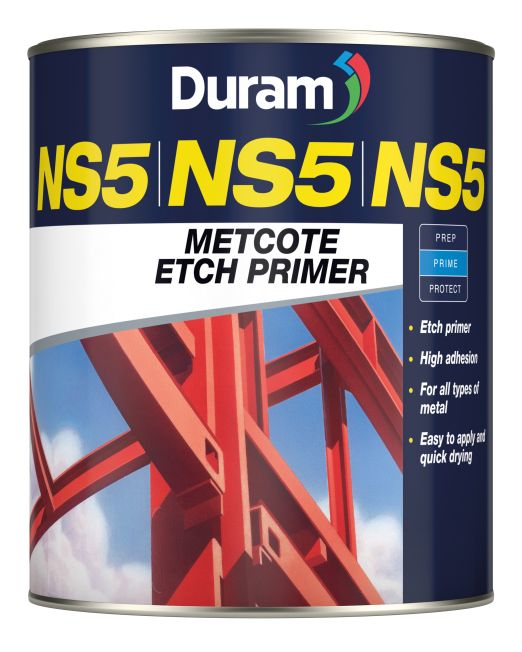 Duram Ns5 Metcote Etch Primer 1lt Black