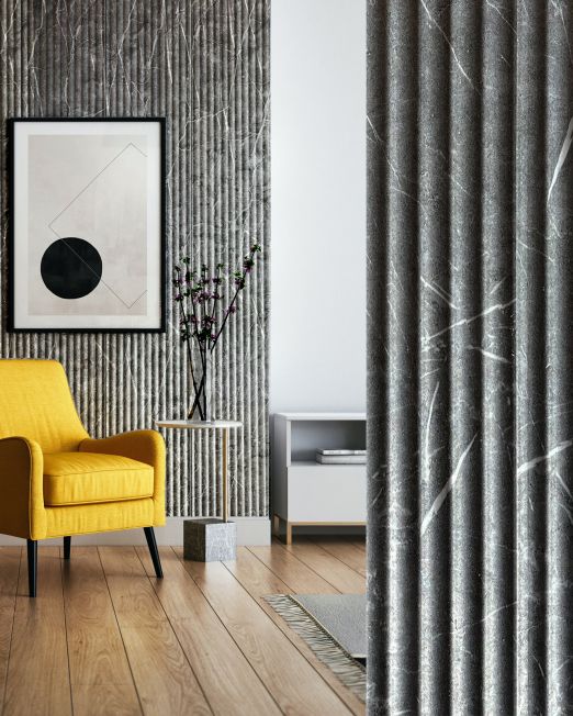 PVC W/P INTERIOR TURKISH GREY 2.4M × 130MM × 7MM P/EACH