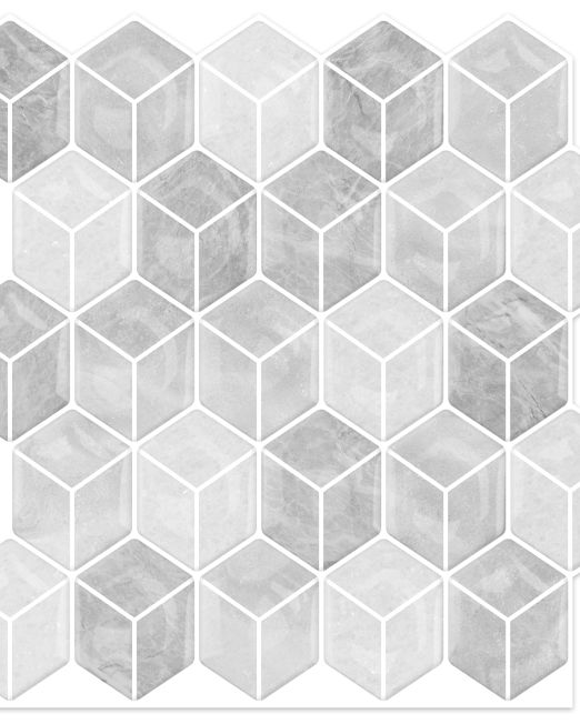 PEEL&STICK 3D PANELS CUBED 2 PACK 305MM × 305MM