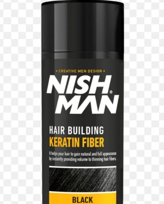 NISH HAIR BUILDING FIBER BLACK