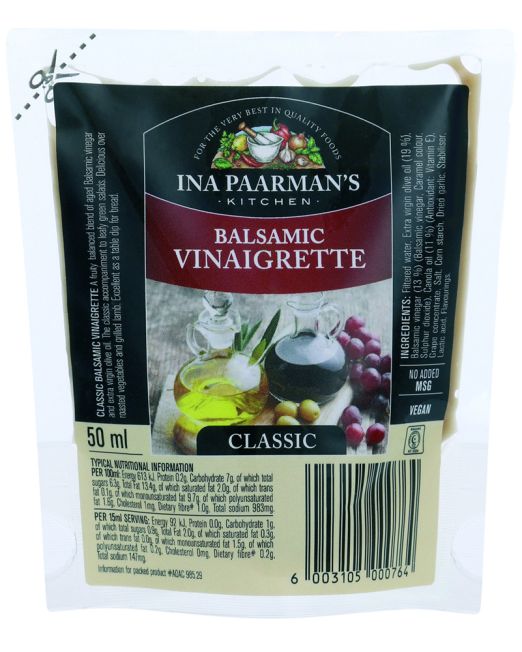 INA PAARMAN CLASSIC BALSAMIC VINAIGRETTE DRESSING 50 ML