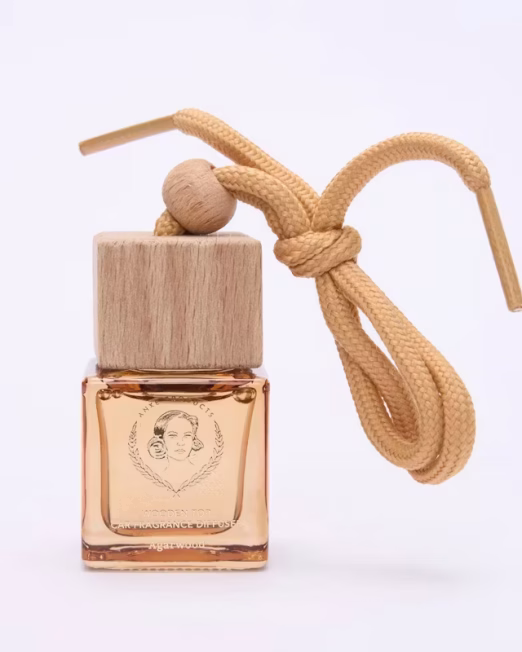 anke car mini wooden diffuser agarwood 10ml