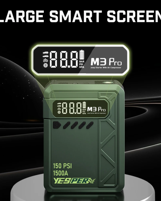yesper almighty m3 12v jump starter and compressor