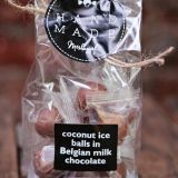 Coconut Ice Balls In Belgian Milk Chocolate