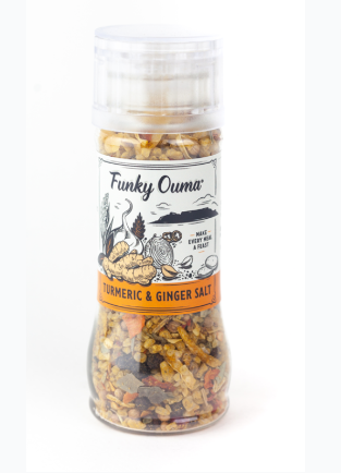 FUNKY OUMA TURMERIC & GINGER SALT 80G
