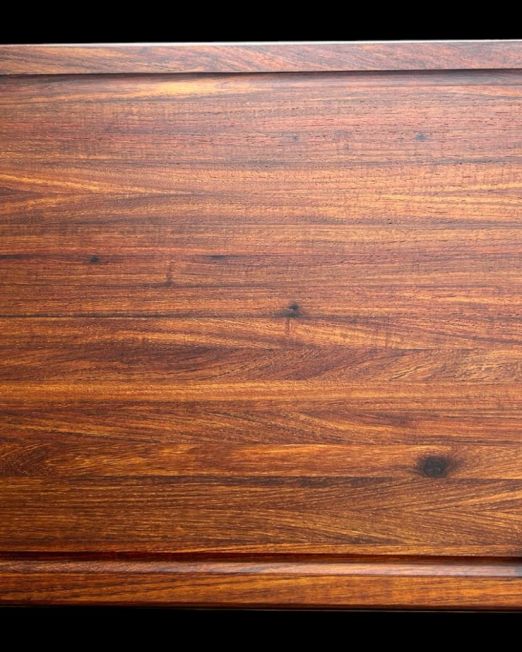 Kiaat wood cutting board with Juice groove Extra Large