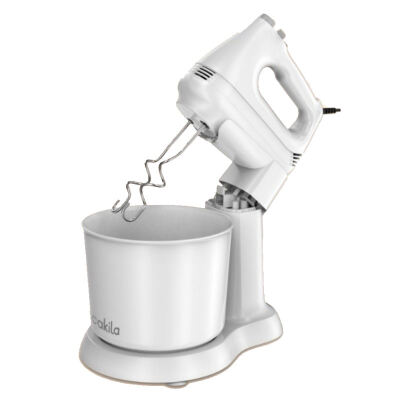 Decakila Stand Mixer 200w White With Bowl Complete