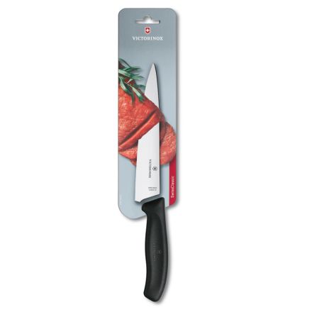 vict carving knife black