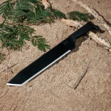 Knife Okapi O-Tanto Machete Black Hdl Sheath