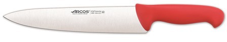 ARCOS COOKS KNIFE RED 250MM