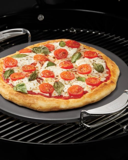 WEBER CRAFTED GOURMET BBQ SYSTEM GLAZED PIZZA STONE