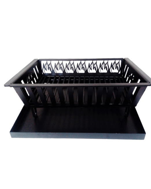 LK Fireplace Log Burner & Tray 600mm M/S