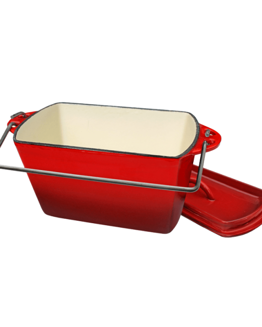 LK s Bread Pot (2.2L) (C/I) (RED Enamel)