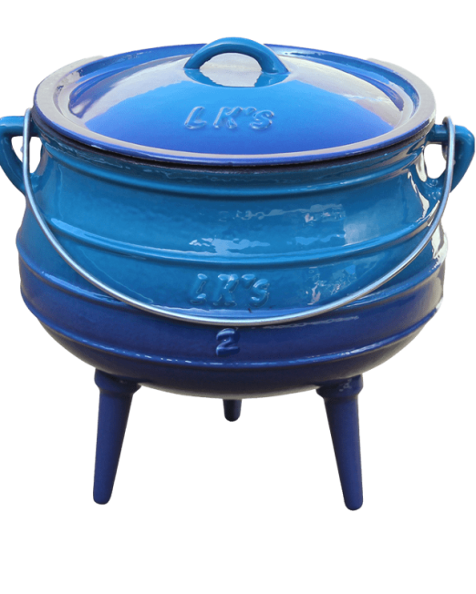 LK s Pot (3-Leg) #2 (6.0L) (C/I) (BLUE Enamel)