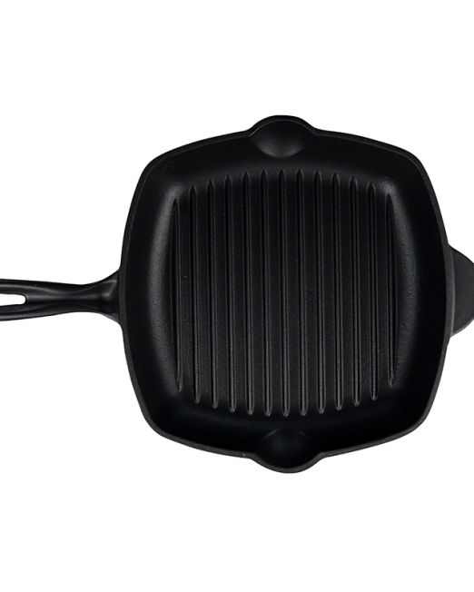 LK CHEF SQUARE GRIDDLE (C/I)(BLACK)