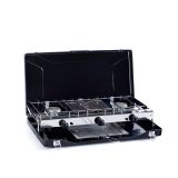 TWO BURNER CAMPING STOVE WITH TOASTER