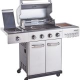 Outback JUPITER 4 Stainless Steel GAS/CHARCOAL HYBRID