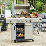 Outback JUPITER 4 Stainless Steel GAS/CHARCOAL HYBRID