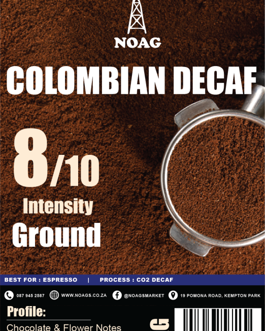 Colombian Decaf Ground 1kg