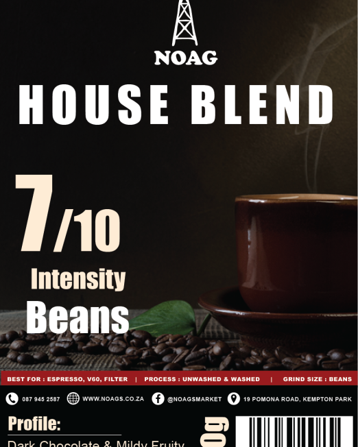 House Blend Beans 500g