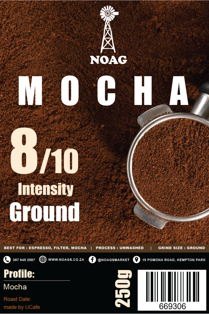 UCafe Mocha Ground 250g Noag's Market